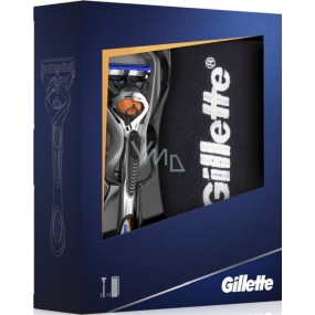 Gillette Fusion ProGlide Flexball holicí strojek + bavlněný ručník, kosmetická sada, pro muže