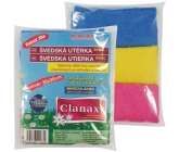 Clanax Sonic švédská utěrka mikrovlákno 30 x 30 cm 180 g/m2 3 kusy