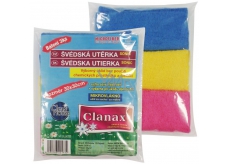 Clanax Sonic švédská utěrka mikrovlákno 30 x 30 cm 180 g/m2 3 kusy