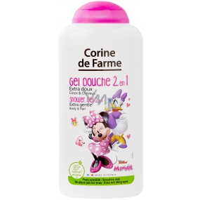 Corine de Farme Disney Minnie Mouse 2v1 šampon na vlasy a sprchový gel pro děti 250 ml