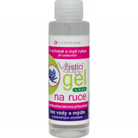 Vivapharm Antibakteriální čisticí gel na ruce s Aloe Vera s okamžitým dezinfekčním účinkem 100 ml