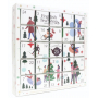 English Tea Shop Bio Adventní kalendář Puzzle bílý 25 kusů bioodbouratelných pyramidek čaje,13 příchutí, 48 g, dárková sada