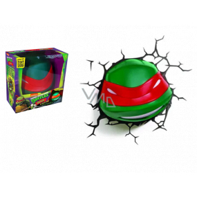 TMNT Želvy Ninja Raphael maska 3D LED světlo, doporučený věk 5+