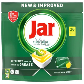 Jar Original All in One Lemon kapsle do myčky nádobí 26 kusů