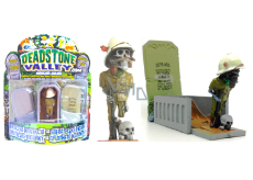 EP Line Deadstone Valley Zombie sběratelská figurka, dobrodruh Terry Jones s vlastní rakví a náhrobkem