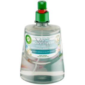 Air Wick Active Fresh Jarní vánek & Vanilka automatický osvěžovač vzduchu náhradní náplň 228 ml