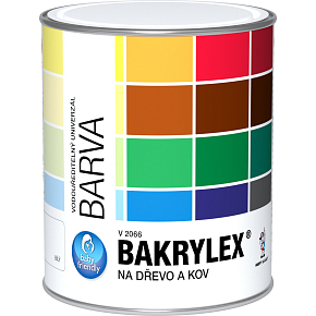 Bakrylex Univerzál lesk V2066 barva na dřevo a kov, 1000 bílá, 5 kg Bakrylex Univerzál lesk V2066 barva na dřevo a kov, 1000 bílá, 5 kg