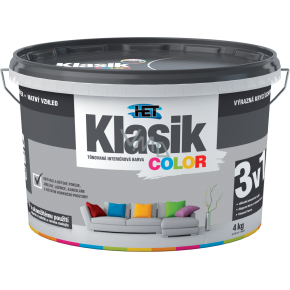 Het Klasik Color malířská barva, 0147 šedá, 4 kg