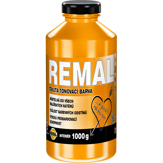 REMAL tónovací barva, 0760 pomeranč, 1 kg