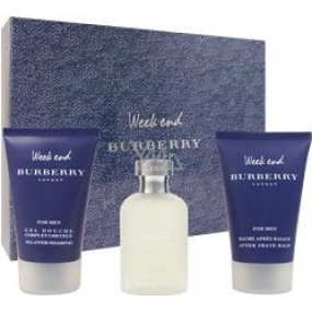 Burberry Burberry Weekend for Men toaletní voda 50 ml + balzám po holení 100 ml + sprchový gel 100 ml, dárková sada