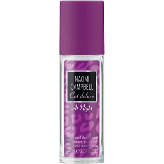 Naomi Campbell Cat Deluxe At Night parfémovaný deodorant sklo pro ženy 75 ml