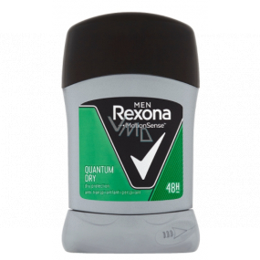 Rexona Men Quantum Dry antiperspirant deodorant stick pro muže 50 ml