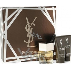 Yves Saint Laurent L Homme toaletní voda 60 ml + sprchový gel 50 ml + voda po holení 50 ml, dárková sada