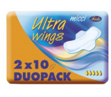 Micci Ultra Wings intimní vložky s křidélky Duo 2 x 10 kusů