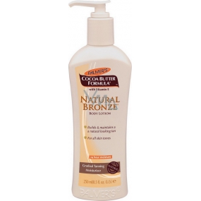 Palmers Cocoa Butter Formula Natural Bronze Gradual Tanning Moisturizer samoopalovací tělové mléko 250 ml