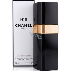Chanel No.5 toaletní voda plnitelný flakon pro ženy 50 ml