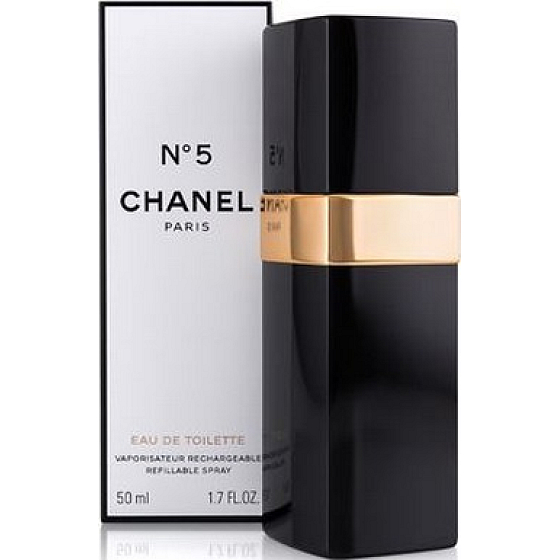 Chanel No.5 toaletní voda plnitelný flakon pro ženy 50 ml