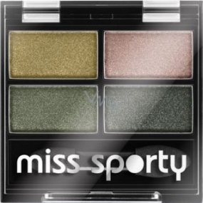 Miss Sporty Studio Colour Quattro oční stíny 412 Army Style Smoky 3,2 g