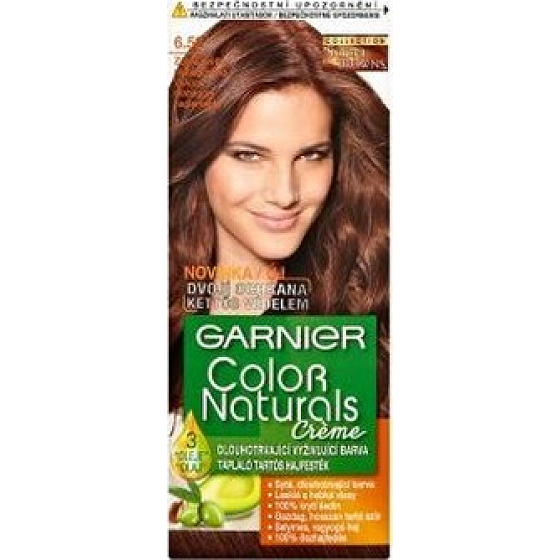 Garnier Color Naturals Créme barva na vlasy 6,52 Zářivá světlá mahagonová