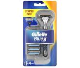 Gillette Blue 3 holicí strojek + náhradní hlavice pro muže 3 kusy
