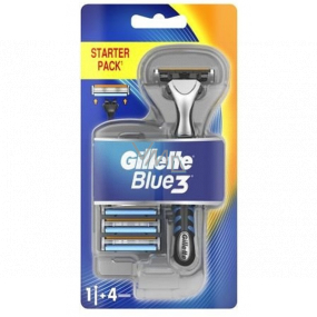 Gillette Blue 3 holicí strojek + náhradní hlavice pro muže 3 kusy