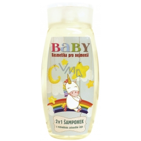 Bohemia Gifts Baby kosmetika pro nejmenší 2v1 vlasový a tělový šampon 250 ml