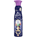 Glade Velvet Tea Party Air & Fabrics osvěžovač vzduchu sprej 275 ml + vonná svíčka ve skle doba hoření až 30 hodin 120 g, dárková sada