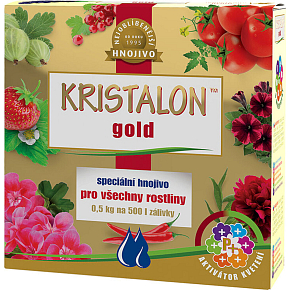 Agro Kristalon Gold hnojivo pro všechny rostliny, 500 g Agro Kristalon Gold hnojivo pro všechny rostliny, 500 g