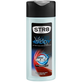 Str8 Hydro React sprchový gel na vlasy a tělo pro muže 400 ml