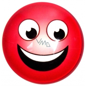 Nekupto Magnet Emoji Smajlík kolečko červené 4 cm