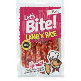 Brit Lets Bite Jehněčí s rýží tyčinky doplňkové krmivo pro psy 150 g