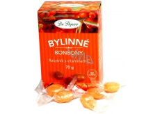 Dr. Popov Bylinné bonbony Rakytník s vitaminem C pro zdravé mlsání 70 g