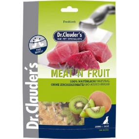 Dr. Clauders Meat Fruit Kuřecí maso a kiwi sušené maso pro psy 80 g