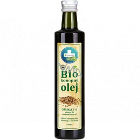 Annabis 100% Bio konopný olej, omega 3-6 vhodný do studené kuchyně 500 ml