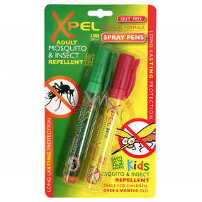 Xpel Kids repelent v peru proti komárům a hmyzu pro děti 2 x 10 ml