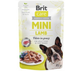 Brit Care Mini Lamb Fillets In Gravy kompletní superprémiové krmivo pro dospělé psy mini plemen kapsička 85 g