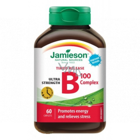Jamieson B-komplex s postupným uvolňováním 100 mg doplněk stravy 60 kapslí