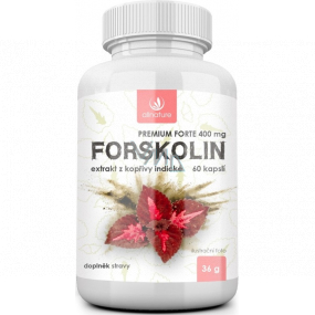 Allnature Forskolin Premium Forte 400 mg doplněk stravy pro sportovce nebo při hubnutí 60 tablet