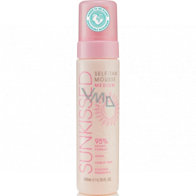 Sunkissed Self Tan Mousse samoopalovací pěna Medium 200 ml