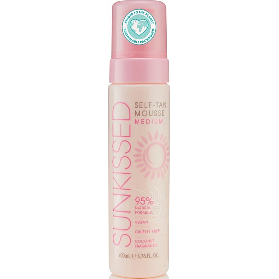 Sunkissed Self Tan Mousse samoopalovací pěna Medium 200 ml