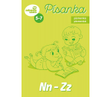 Ditipo Písanka Písmenka od Nn po Žž moderní způsob nácviku psaní písmen 28 stran A5 147 x 210 mm věk 5-7