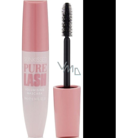 Sunkissed Natural Pure Lash Mascara řasenka pro objem a délku řas Black 10 ml