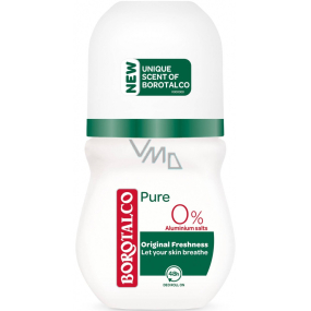 Borotalco Original Freshness Pure kuličkový deodorant roll-on unisex 50 ml