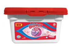 Bonux Color Pure Magnolia 3v1 gelové kapsle na praní barevného prádla 12 kusů