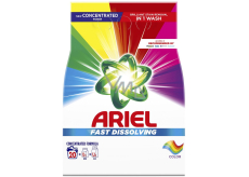 Ariel Fast Dissolving Color prací prášek na barevné prádlo 20 dávek 1,1 kg