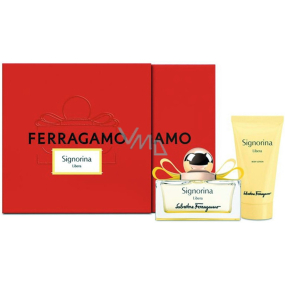 Salvatore Ferragamo Signorina Libera parfémovaná voda 50 ml + tělové mléko 50 ml, dárková sada pro ženy