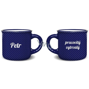 Nekupto Jmenný mini hrníček Petr 100 ml
