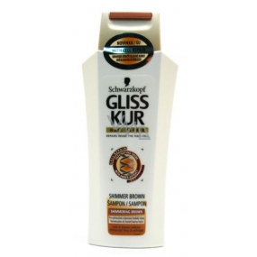 Gliss Kur Satin Brown regenerační šampon na vlasy 250 ml