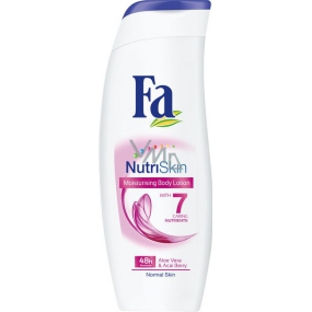 Fa NutriSkin Moisturising Acai Berry Aloe Vera a Acai tělové mléko 400 ml