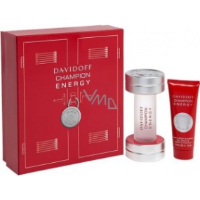 Davidoff Champion Energy toaletní voda 50 ml + sprchový gel 75 ml, dárková sada